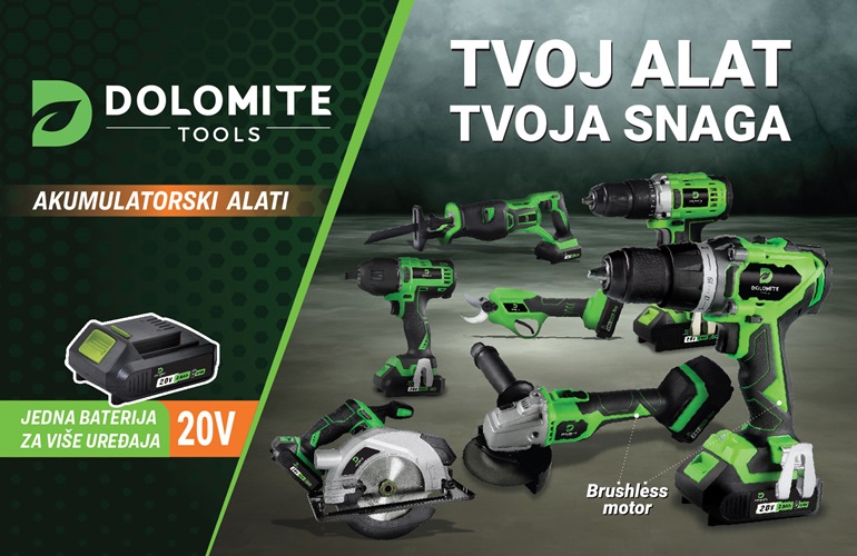 NOVO - Dolomite Aku Alati: Tvoj Alat Tvoja Snaga!