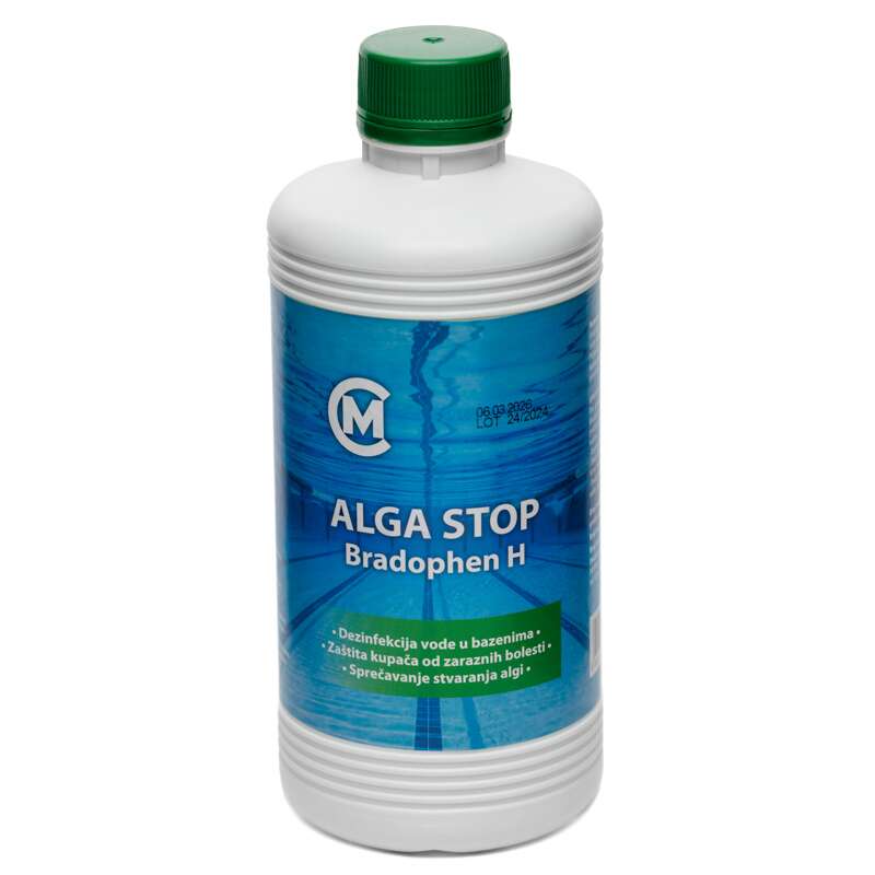 Algastop za bazene- bradophen-h 1l