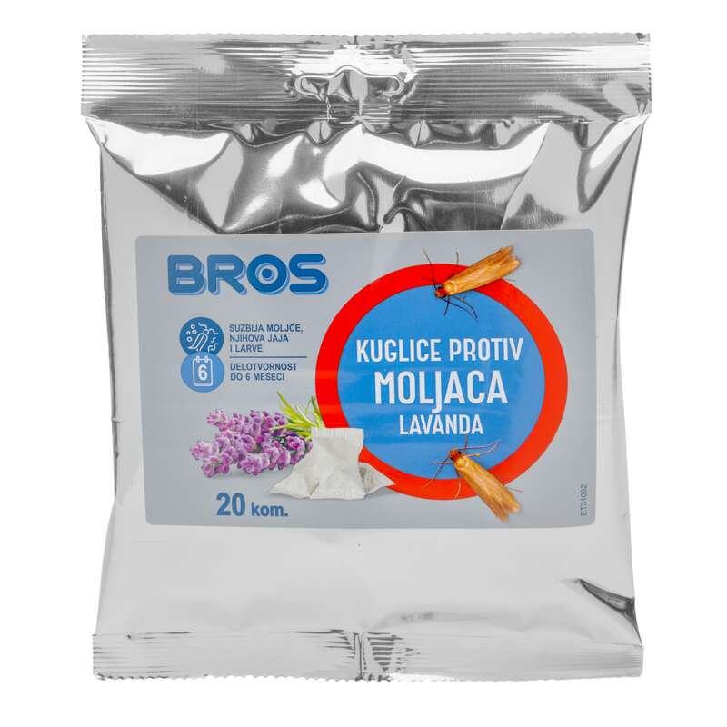 Bros kuglice protiv moljaca 120g